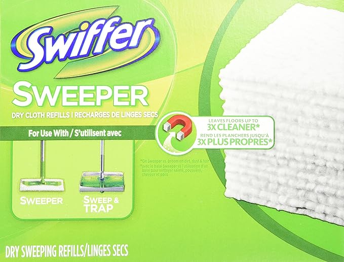 Swiffer Swiffer Sweeper Dry Cloth Refill, 80 Count Amazon.ca Health