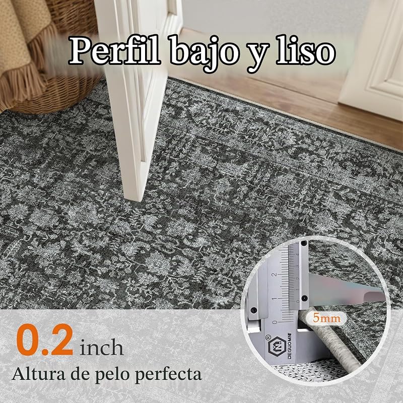 Tapete do corredor 60x240cm Sala Preta Intensa — foto 6 de 6