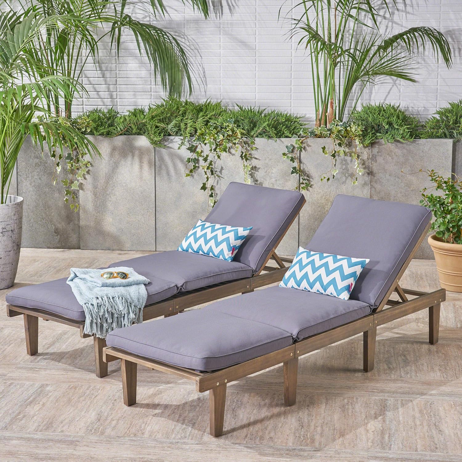 Best wood chaise lounge chair outdoor