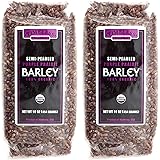 Timeless Natural Food USDA Certified Organic Semi-Pearled Purple Prairie Barley 16 oz each (2-Pack)