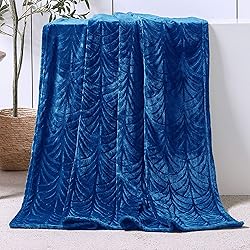 Whale Flotilla Flannel Fleece Throw Blanket for