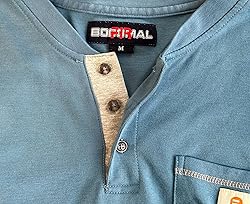 BOCOMAL FR Shirts for Men 5.5oz Lightweight Long