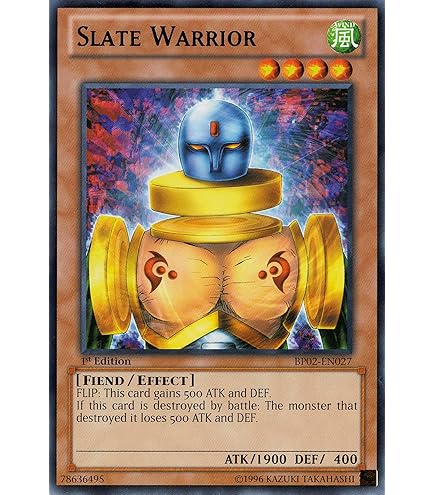 Amazon.com: Yu-Gi-Oh! - Slate Warrior (WC4-003) - World