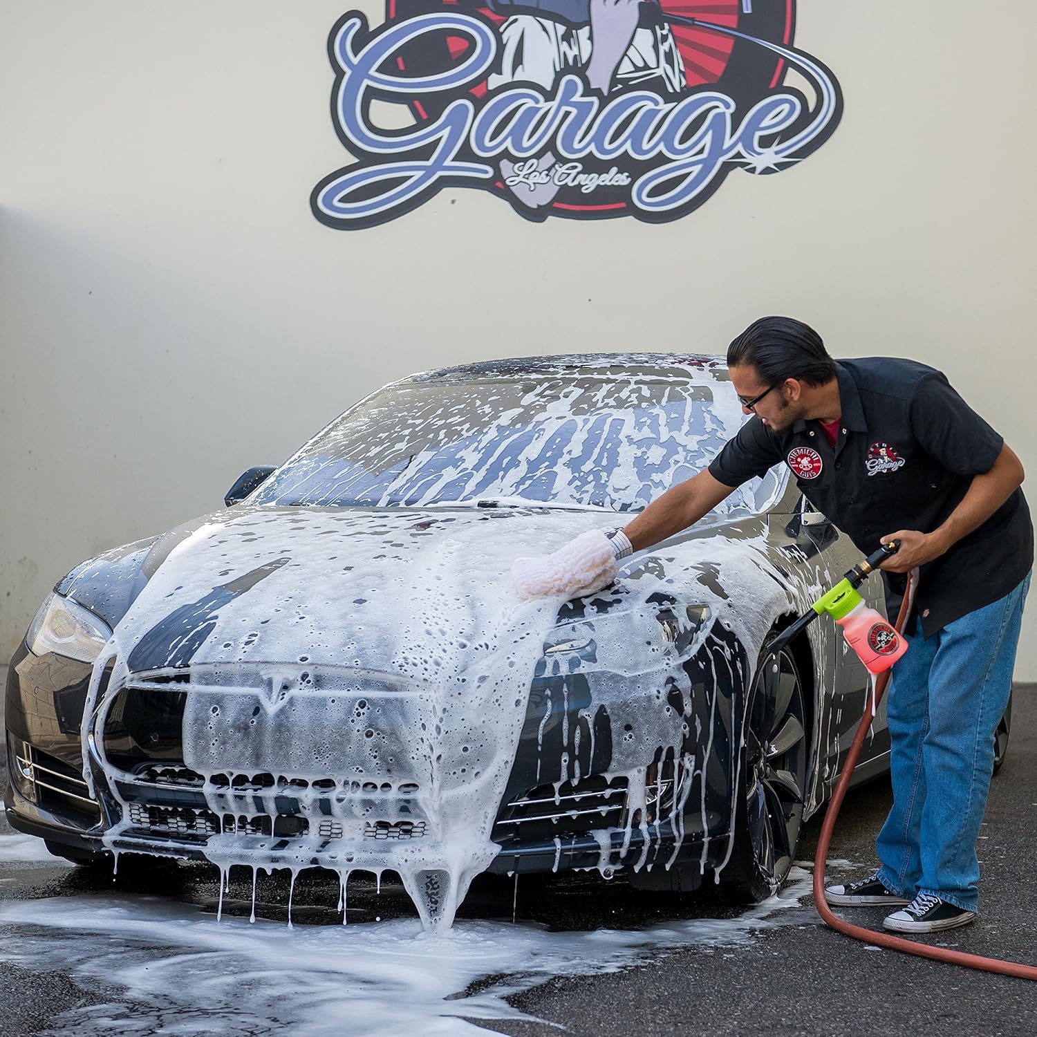Chemical Guys CWS_101 Maxi-Suds II Super Suds Car Wash Soap and Shampoo, Cherry Scent (1 Gal): Automotive