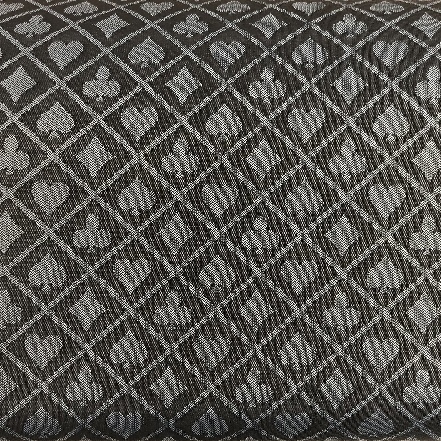 YH Poker 108X60Inch Section of Two-Tone Suited Poker Table Speed Cloth (Gray)