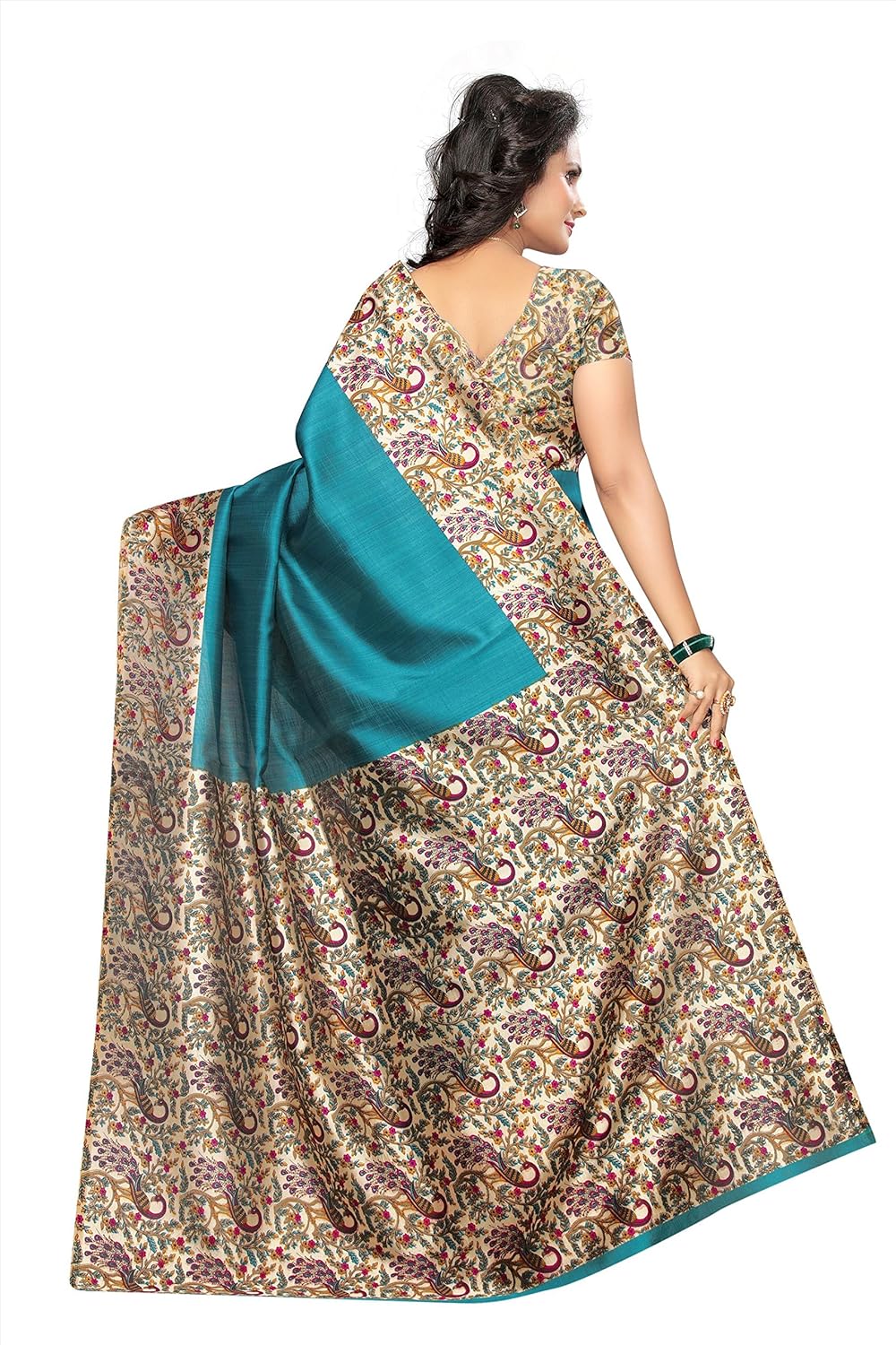 mrinalika fashion women's art silk saree with blouse sarees new collection 2018