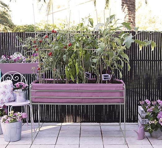 Huerto urbano Veggie Bag 126x54x80 cm.Color lila: Amazon.es: Jardín