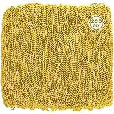 Huskein 200PCS Bead Necklace, Mardi Gras Beads, 33 IN Gold Beads Party Accessories, Mardi Gras Decorations Parade Throws Bulk Costume Party Pirate Christmas Party Favors Supplies