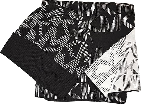 mk scarf and beanie
