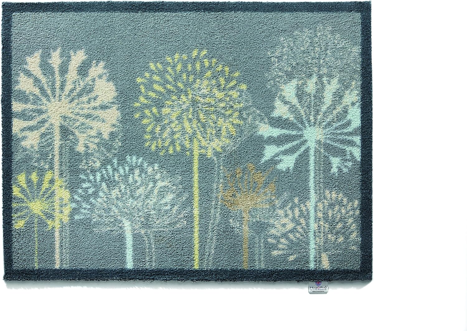 HUG RUG Washable Dirt Trapper Door Mat Kitchen Hallway Doorway, Made in the UK, Nature 17 65X85, Grey, 65 x 85 cm (Rectangular)