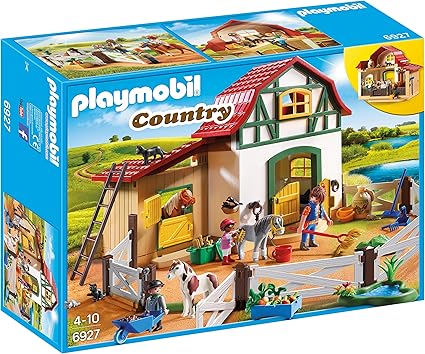 horse stable playmobil