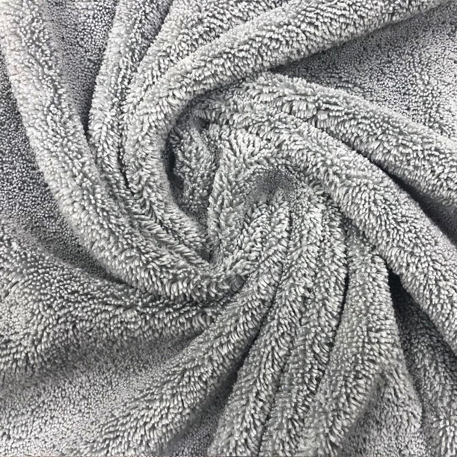 Polyte Quick Dry Lint Free Microfiber Bath Towel, 57 x 30 in, Set of 4 (Gray): Home & Kitchen