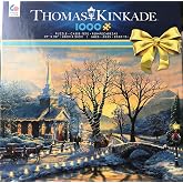 CEACO Thomas Kinkade - Holiday Evening Sleigh Ride Jigsaw Puzzle (1000 Pieces)