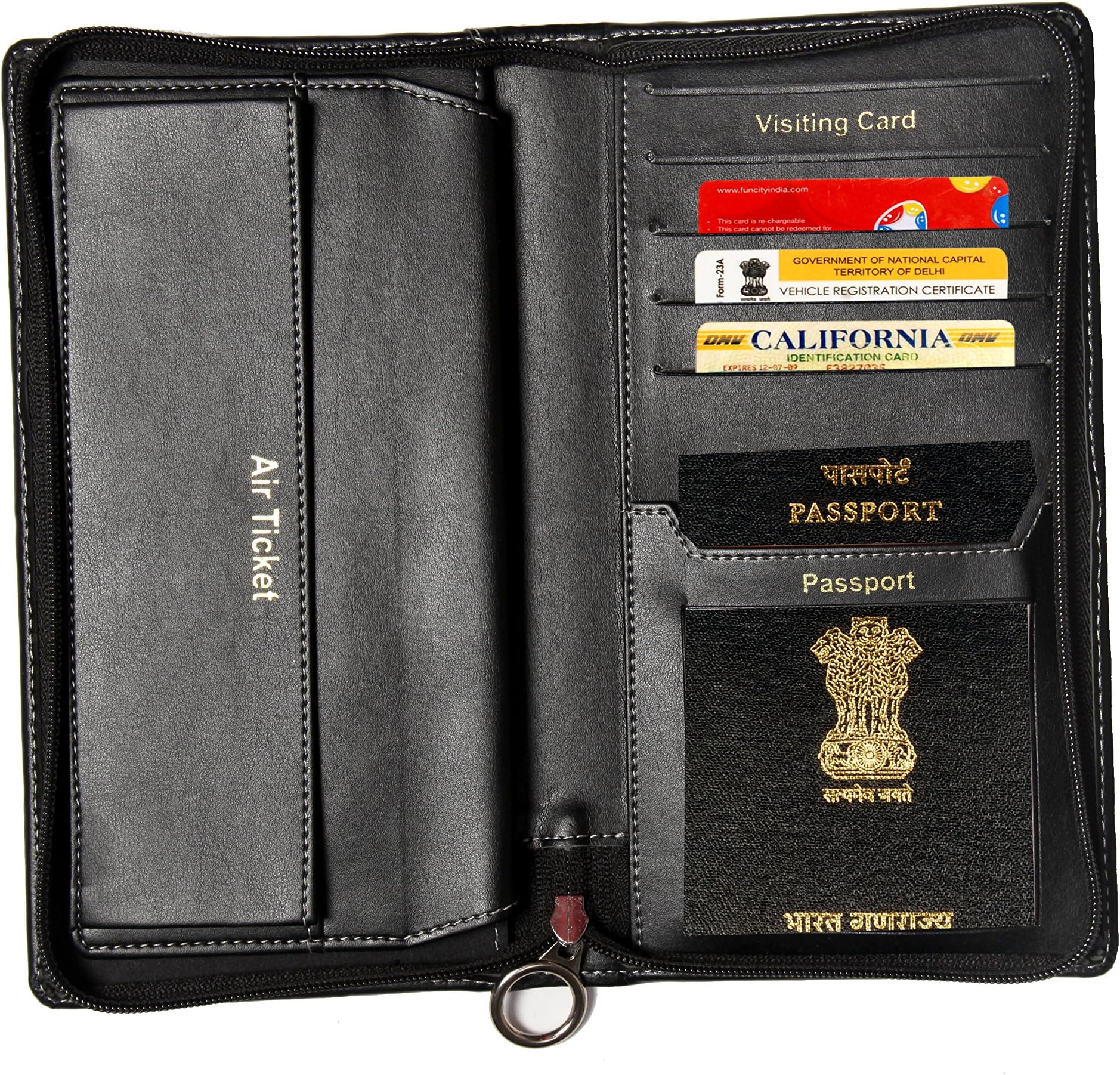 Sukesh Craft Men's Passport Wallet