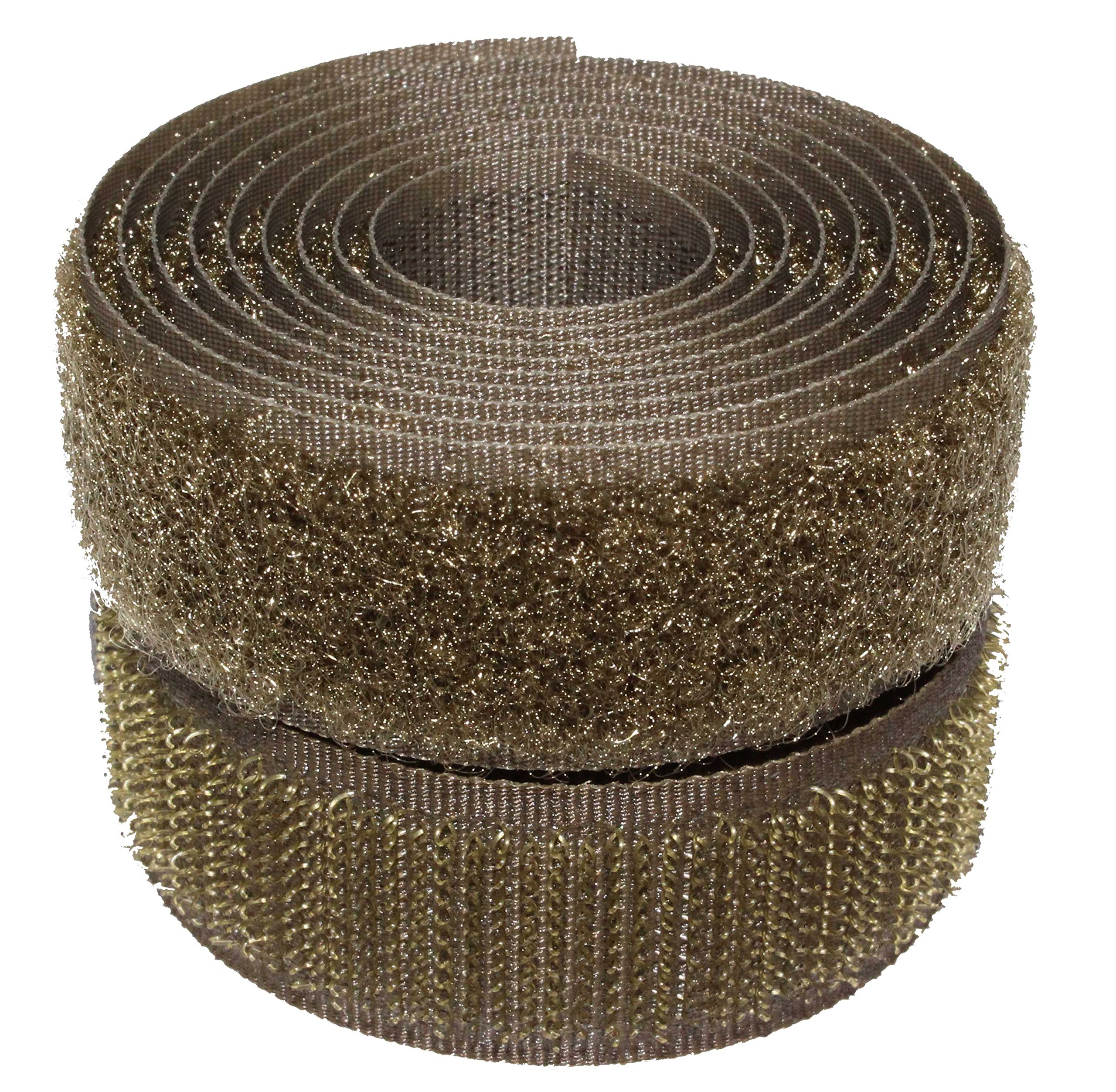 Alfatex Brand supplied by the Velcro Companies Army Green 20mm Sew-on Hook & Loop tape various lengths (Length: 3m)