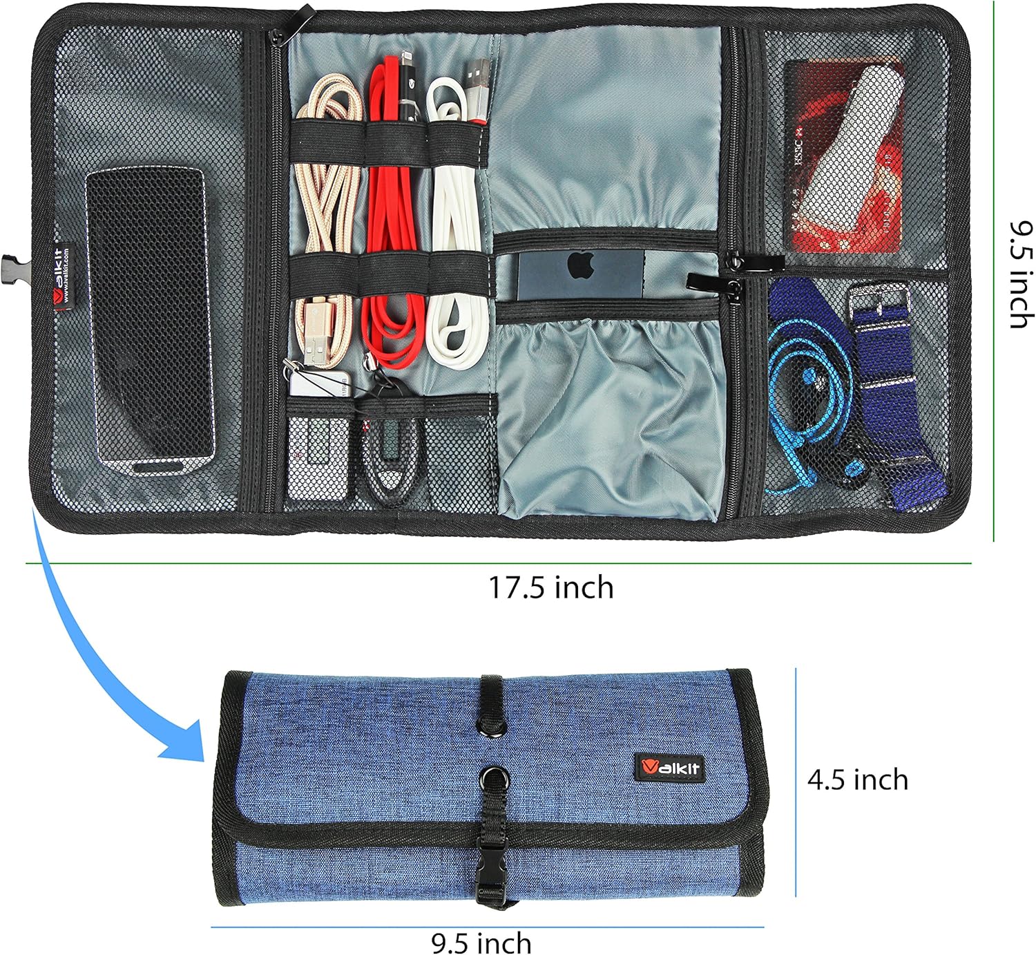 Cable Organizer, Travel Organizer,Valkit Best Electronics