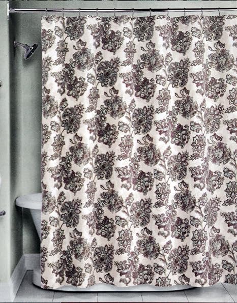 Amazon Com Peri Marietta Cotton Fabric Shower Curtain 72 X 72