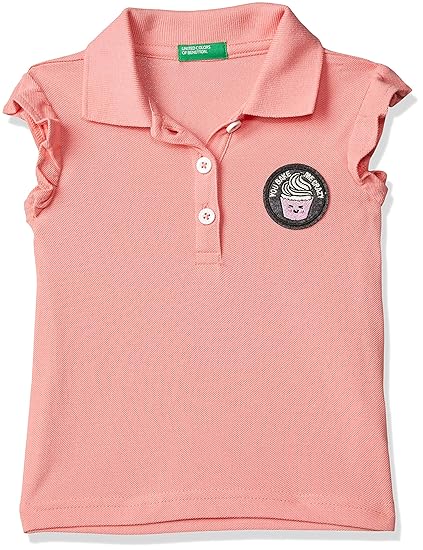 Baby Girls Plain Regular fit Polo