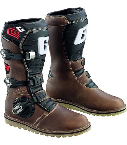 Amazon.com: Gaerne Dakar Motorcycle Boots, Black/Brown, 41