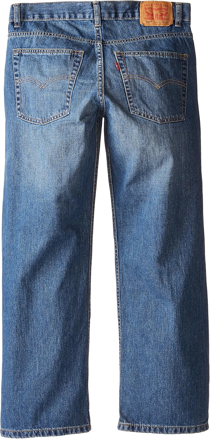 Levi's Boys' 550 Relaxed Fit Jeans: Clothing
