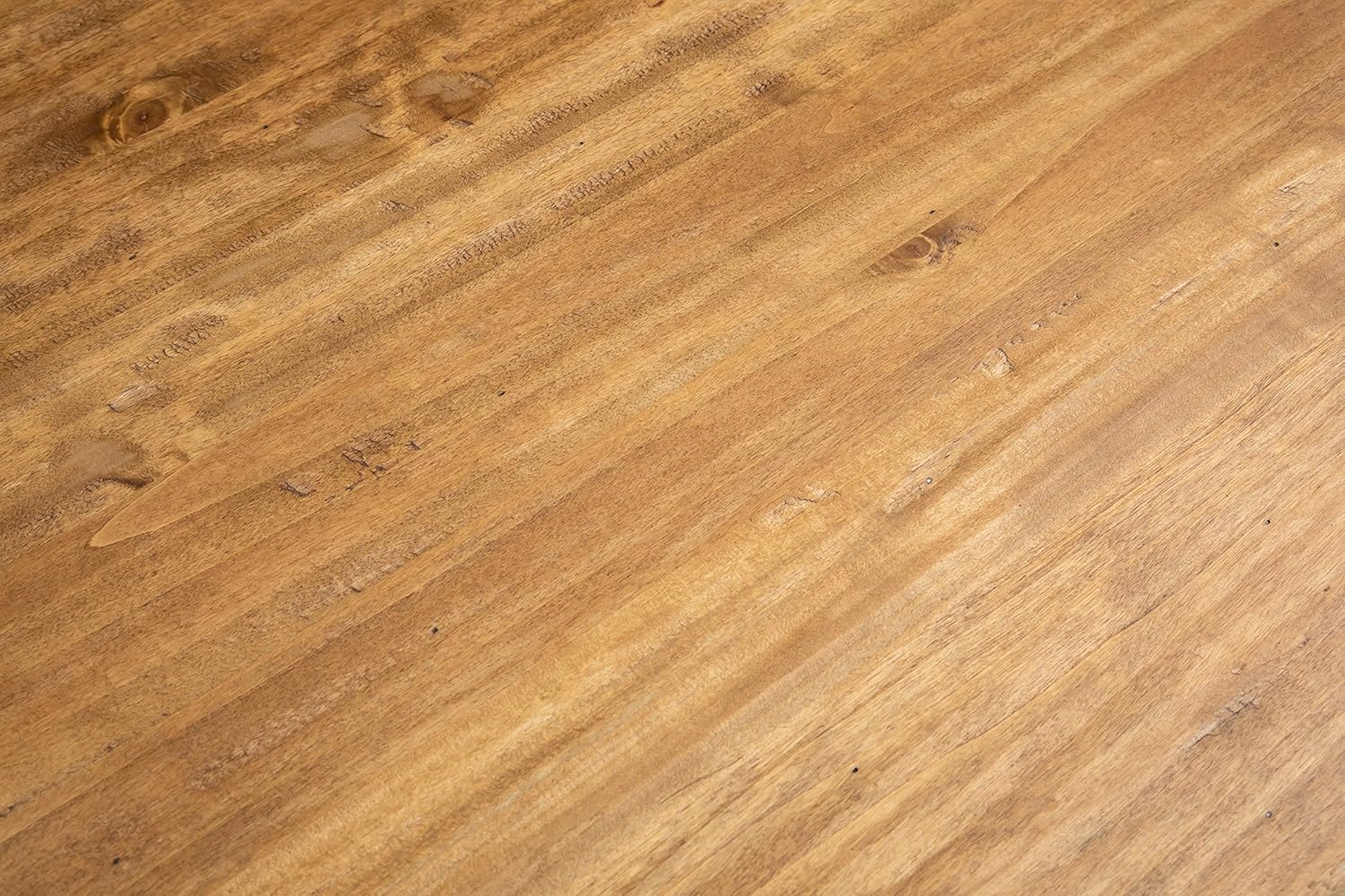 Mesa Country Extensible De Madera Maciza De Tilo Estructura Blanca