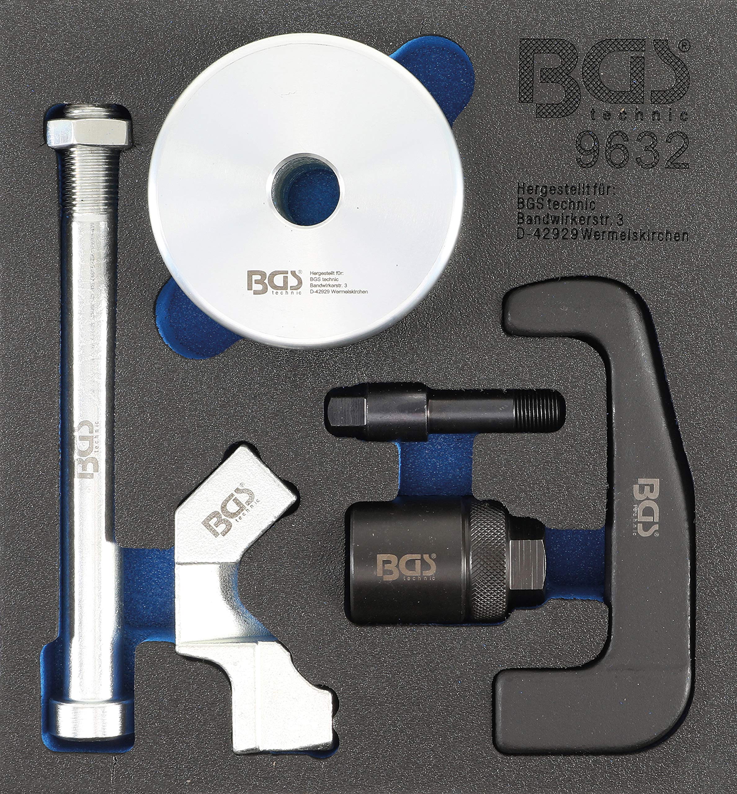 BGS 9632 | Tool Tray 1/6: Injector Extractor | for Bosch CDI Injectors | 6 pcs.