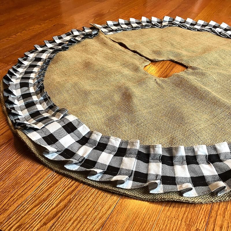 buffalo plaid tree skirt