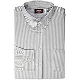 Red Kap Men's Long Sleeve Oxford Striped Executive Shirt