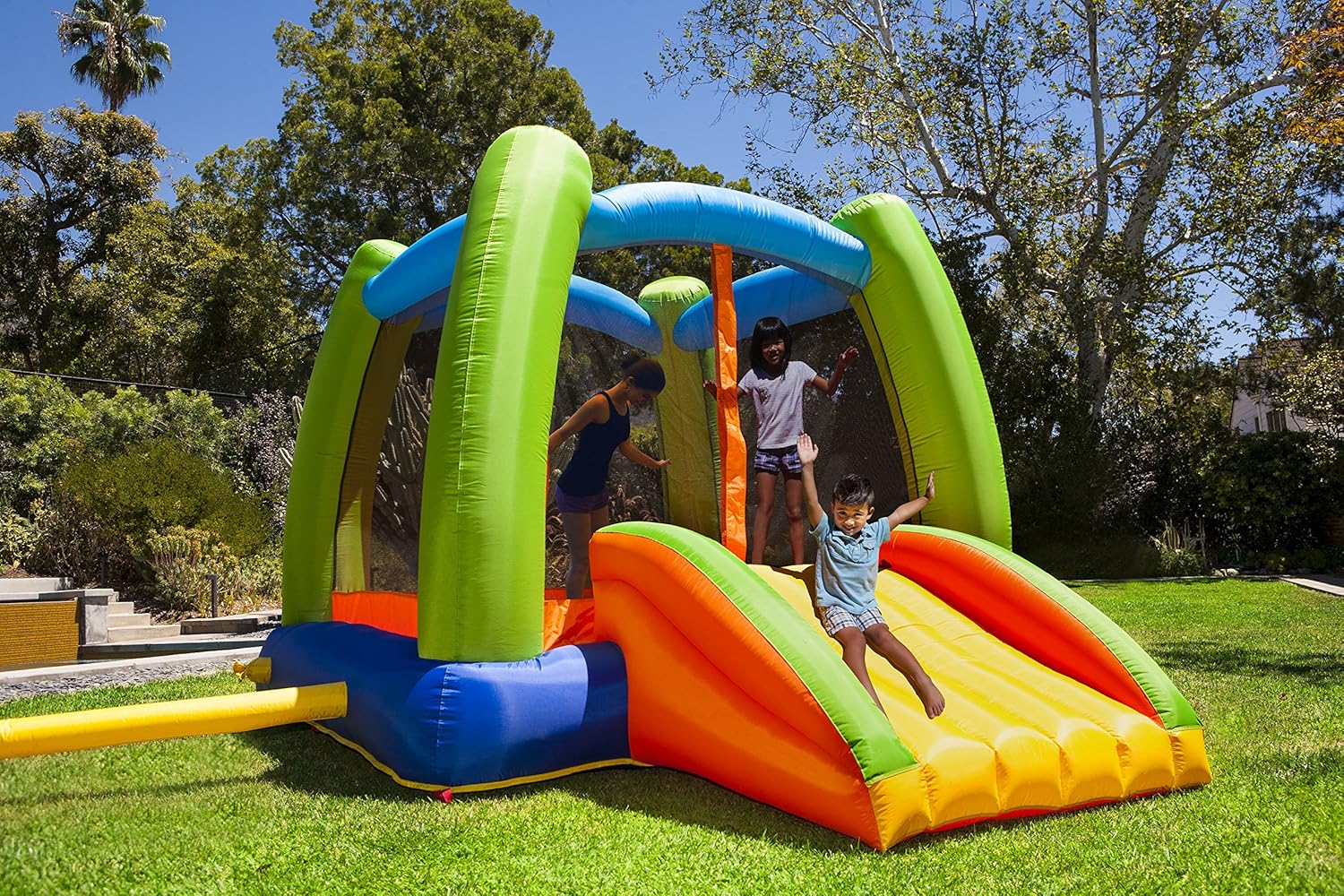 my first jump and slide with ball pit