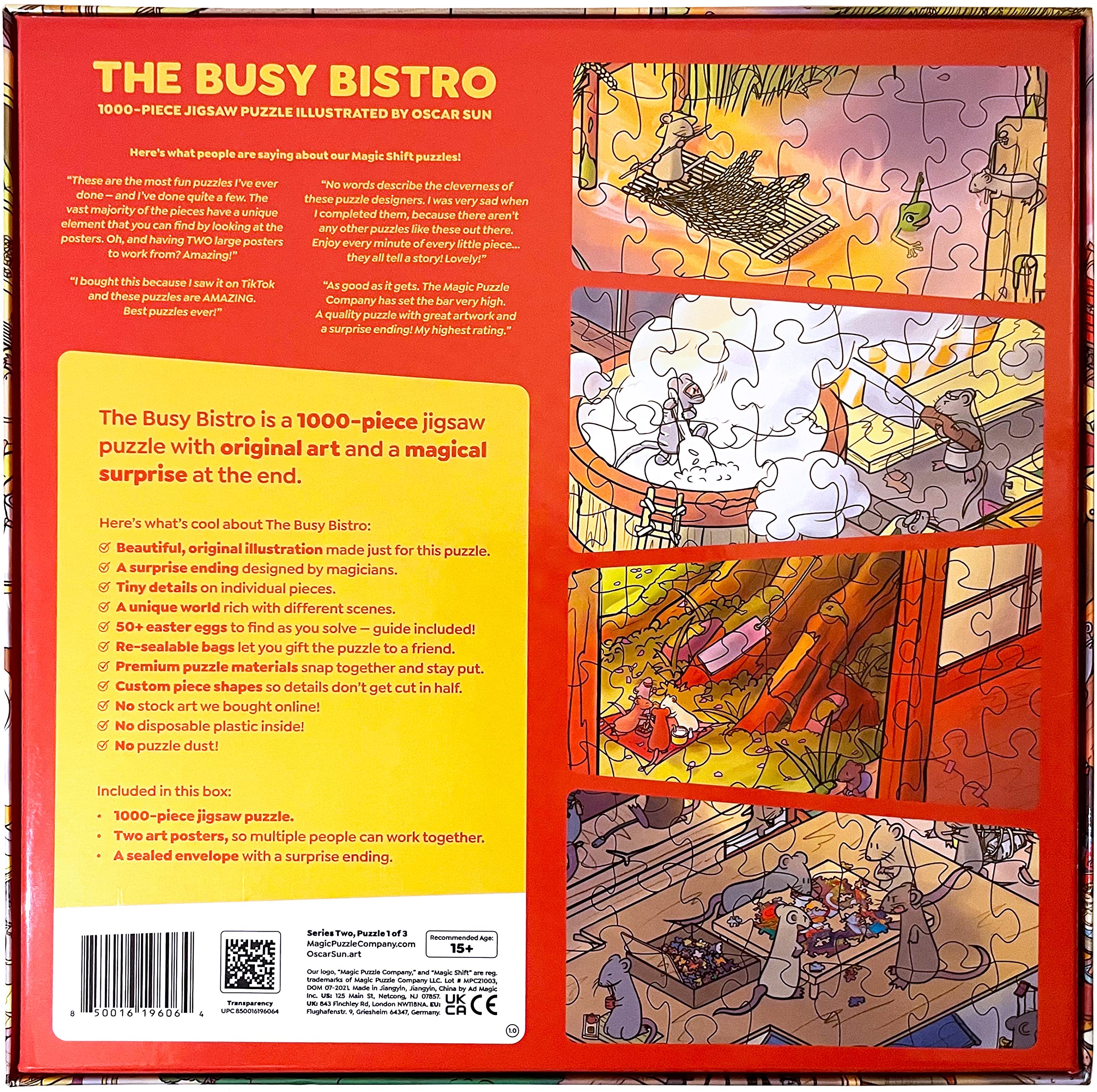 The Busy Bistro • 1000 Piece Jigsaw Puzzle from The Magic Puzzle Company • Series Two