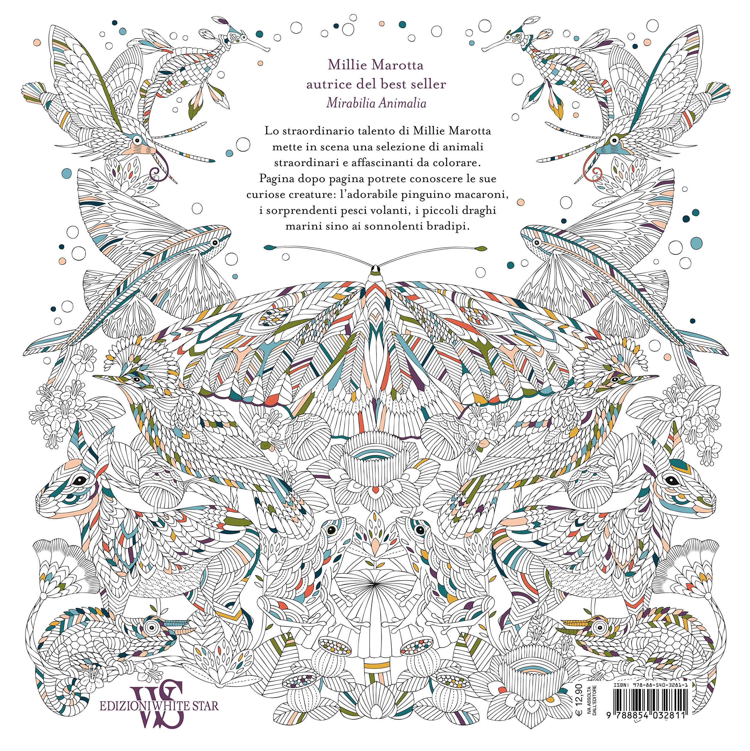 Le curiose creature di Millie Marotta Disegni da colorare per Le curiose creature di Millie Marotta Disegni da colorare per vincere lo stress Amazon Millie Marotta Books
