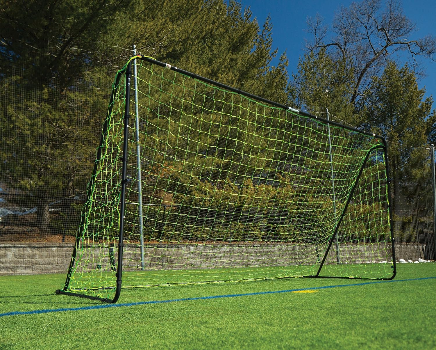 Franklin Sports Competition Soccer Goal – Soccer Net – Soccer Goal for Backyard – Steel Construction – 12 Ft by 6 Ft, Black : Sports & Outdoors