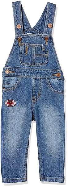 Baby Boys Regular Fit Cotton Dungaree