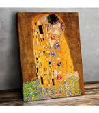 Amazon.com: The Kiss by Gustav Klimt.Framed Size:34.5 x 28.5