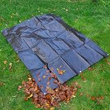 Cost Wise 2m x 3m Waterproof Tarpaulin 240gsm Black Silver Reverse view 5
