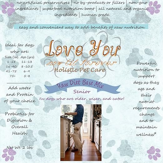 raw dog food base mix