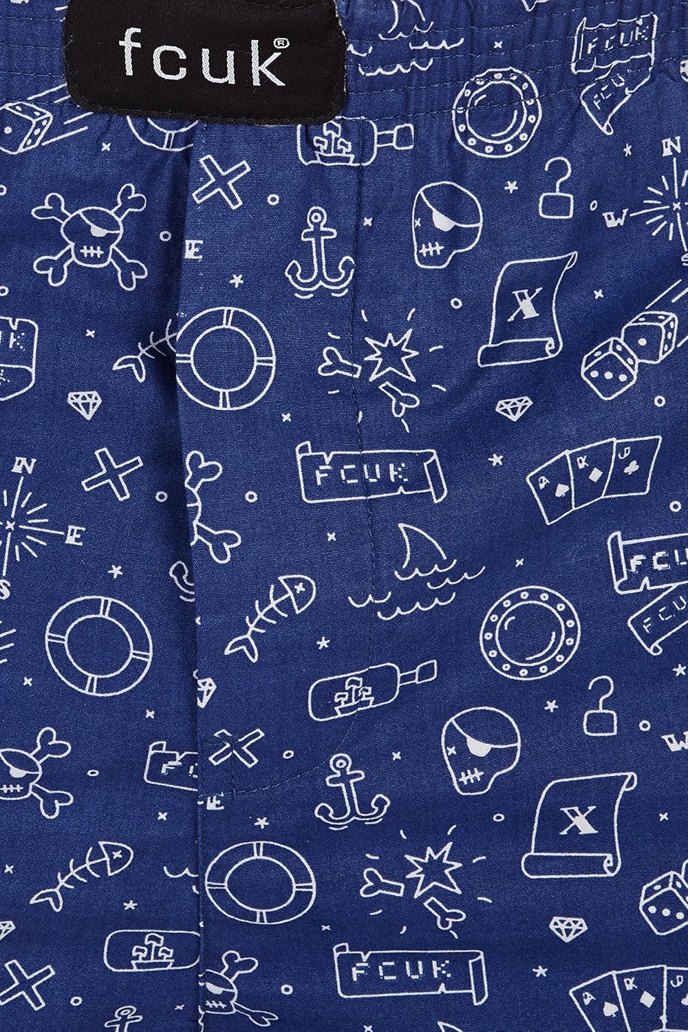 fcuk men's cotton lounge shorts