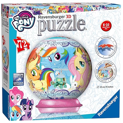 Ravensburger 21055 My Little Pony 3D-Puzzle – 72 Stück