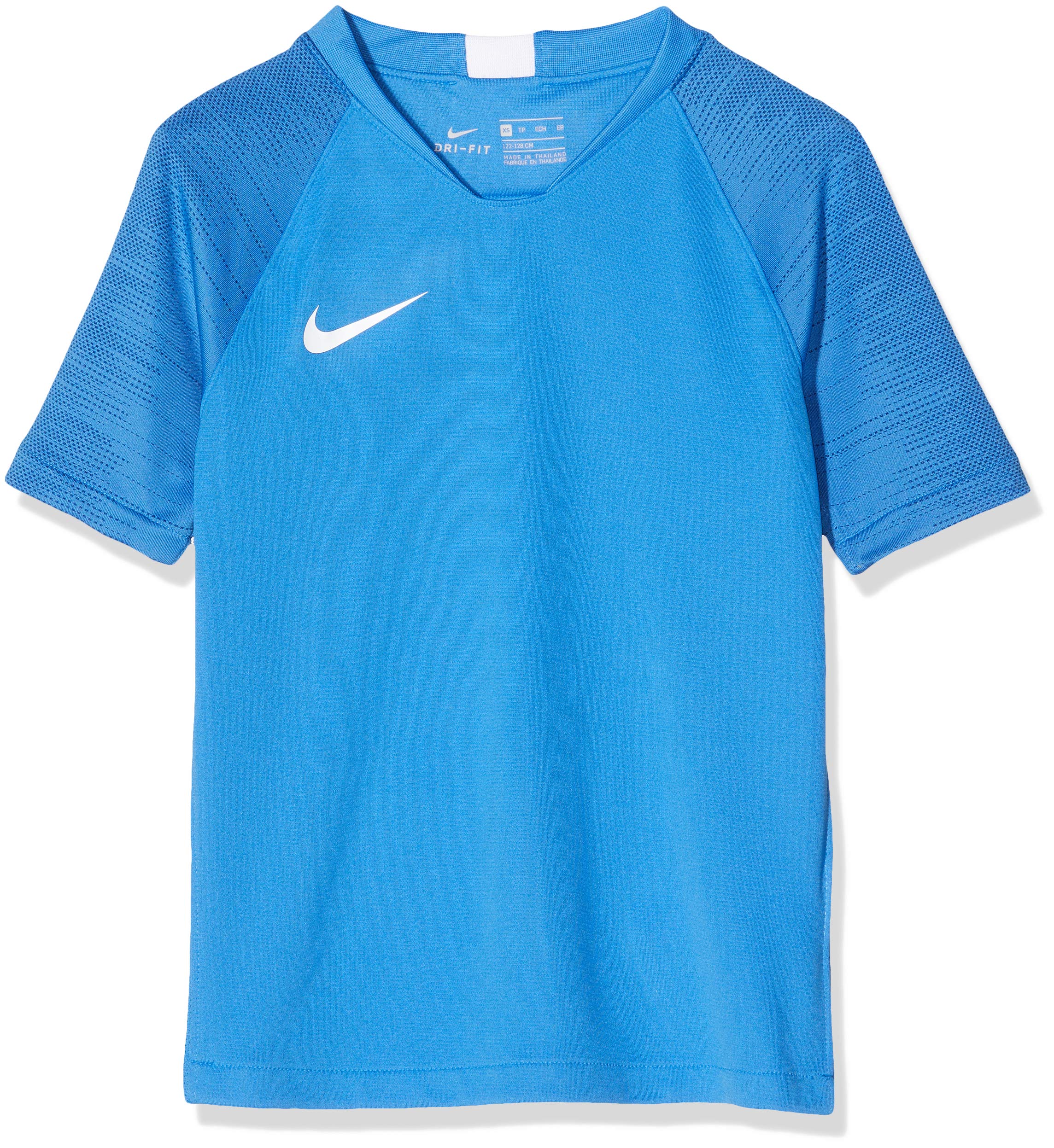 Nike Kids B Nk Brt STRKE Top Ss Football T-Shirt - Lt Photo Blue/Lt Photo Blue/Coastal Blue/(White), X-Small
