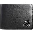 BULL GUARD RFID Blocking Wallet For Men Bifold Soft Black Genuine Nappa Leather