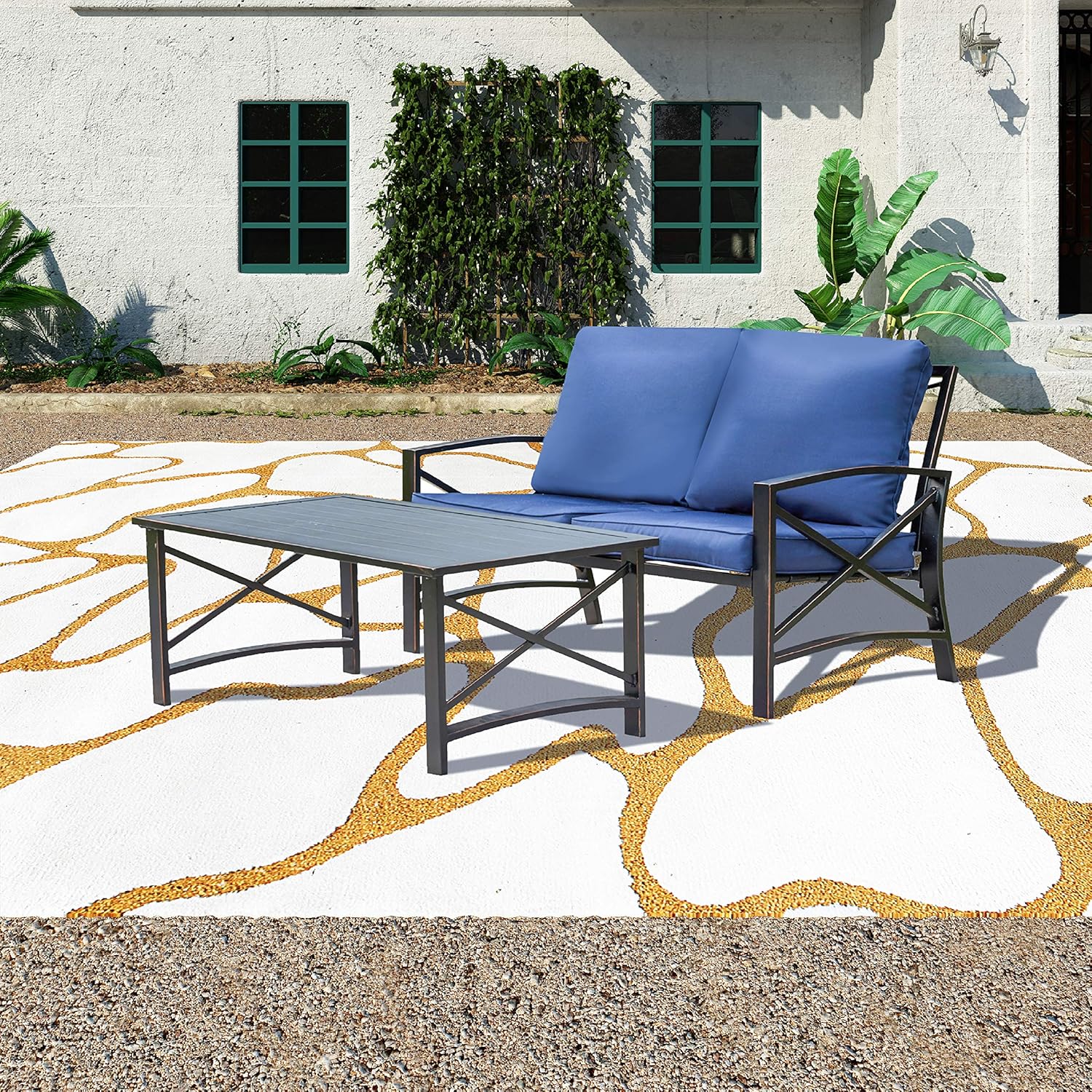 Best patio loveseat and coffee table