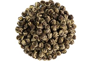Dragon Pearl Jasmine Tea - Phoenix Pearls Green Tea From Fujian China - Jasmine Pearl Tea Jasmin Pearls Dragon Jasmin Green T
