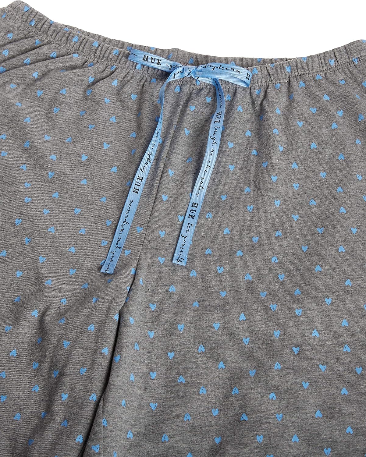 HUE Women's Printed Knit Long Pajama Sleep Pant at  Women’s Clothing store
