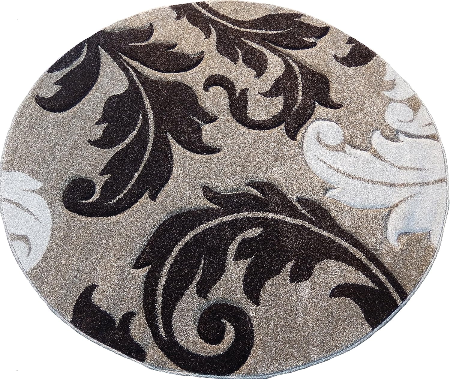 Home & Garden Area Rugs Actual 7' 10" x 7' 10" Transitional Floral