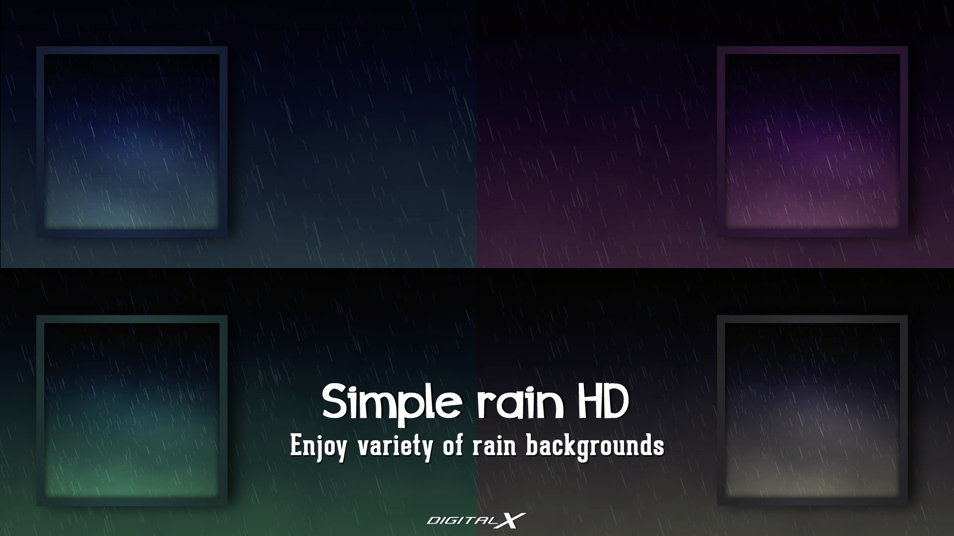 Simple Rain HD - Enjoy Variety of Rain Backgrounds