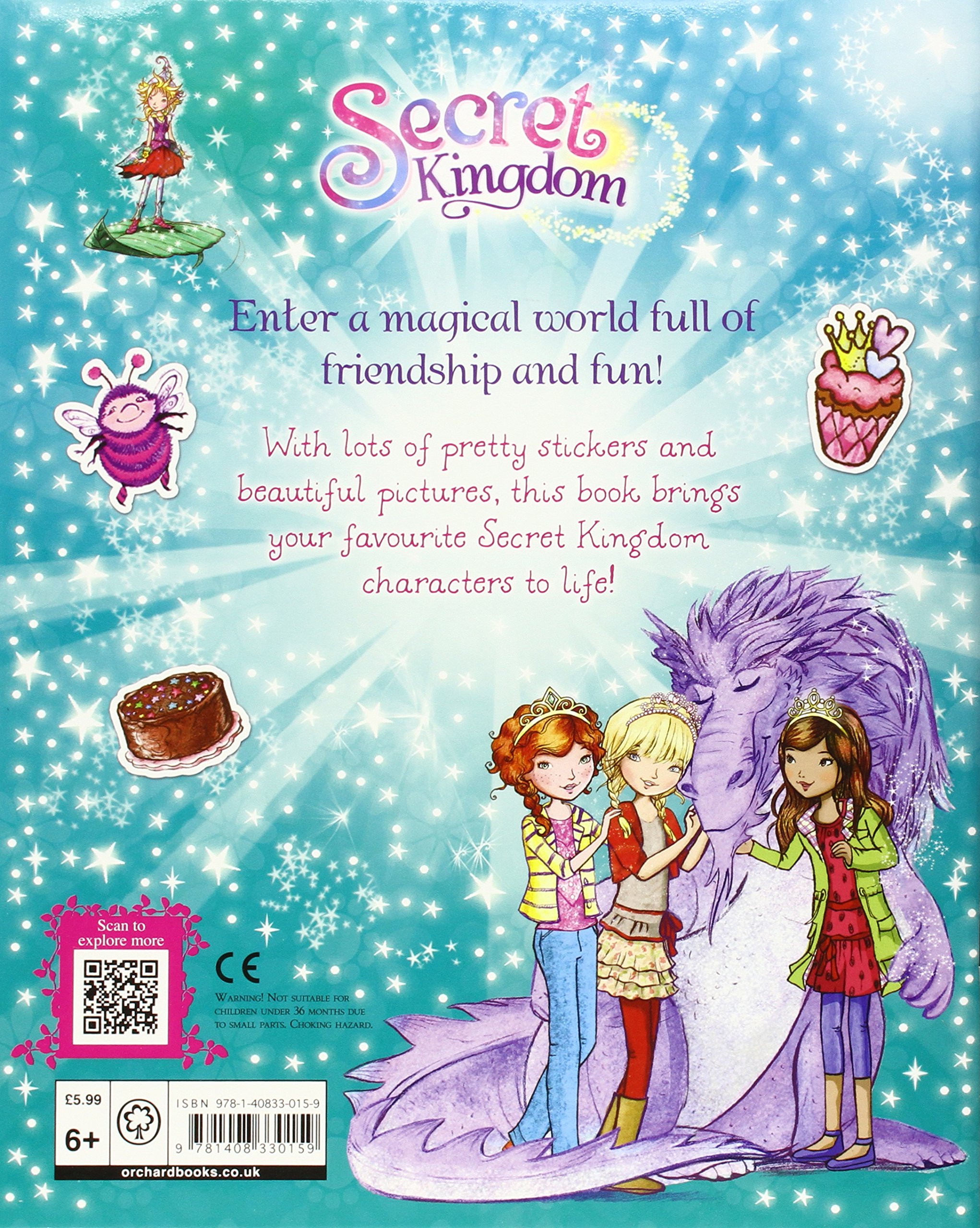 Secret Kingdom Sticker And Colouring Book Banks Rosie Amazon Com Books