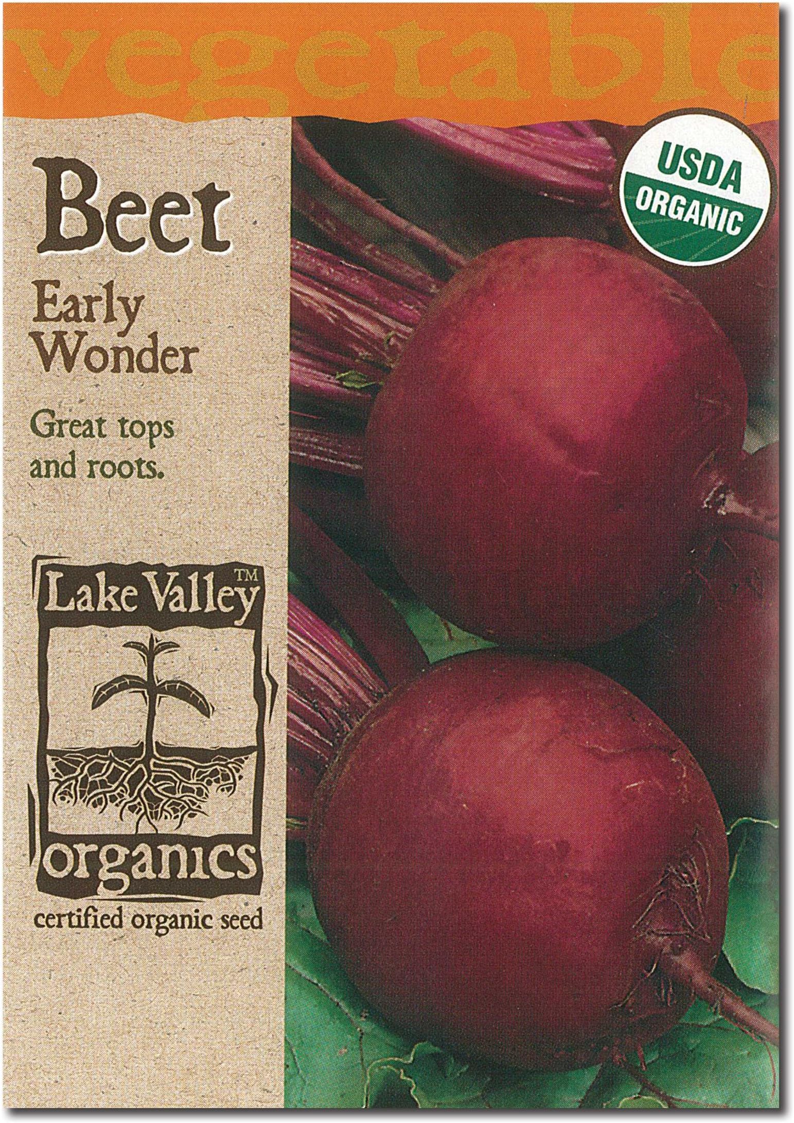 Lake Valley Seed 557 Organic Beet Seed, Early Wonder