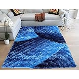 Shaggy blue rug Shaggy blue rug