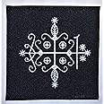 Papa Legba Voodoo Veve Patch - Pentacle Wiccan Wicca Pagan Gothic Goth Occult Pentagram Star Wanderlust Witchcraft Spiritual Sacred Nature Symbol Book of Shadows Witch