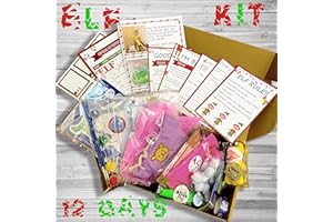 PASTARD 12 Day Christmas Elf Kit 2024 Elf Activities, Miniature Elf Props, Elf Accessories, Elf Mischief, Christmas Activities elf kit Countdown Gift